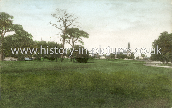 All Saints Church and Green, Woodford Green, Essex, c.1916